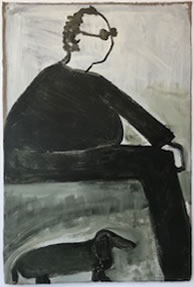 Kathryn Lynch,
The Thinker, 2010
Oil on paper, 60 x 48 inches
$6,000

