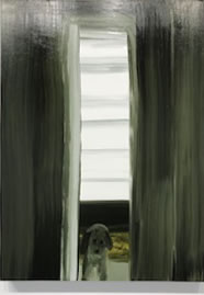 Kathryn Lynch,
Dog Through Doorway, 2017
Oil on panel, 24 x 18 inches
$4,500

