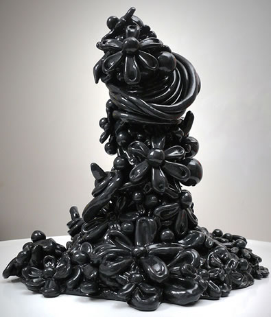 John Monti - Flower Cluster II, 2012, Cast urethane resin, epoxy, pigmented resin
finish, 19 h x 20 w x 18.5 d inches
