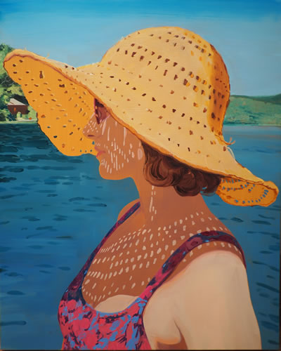 Sebastian Blanck - painting entitled Summer Profile